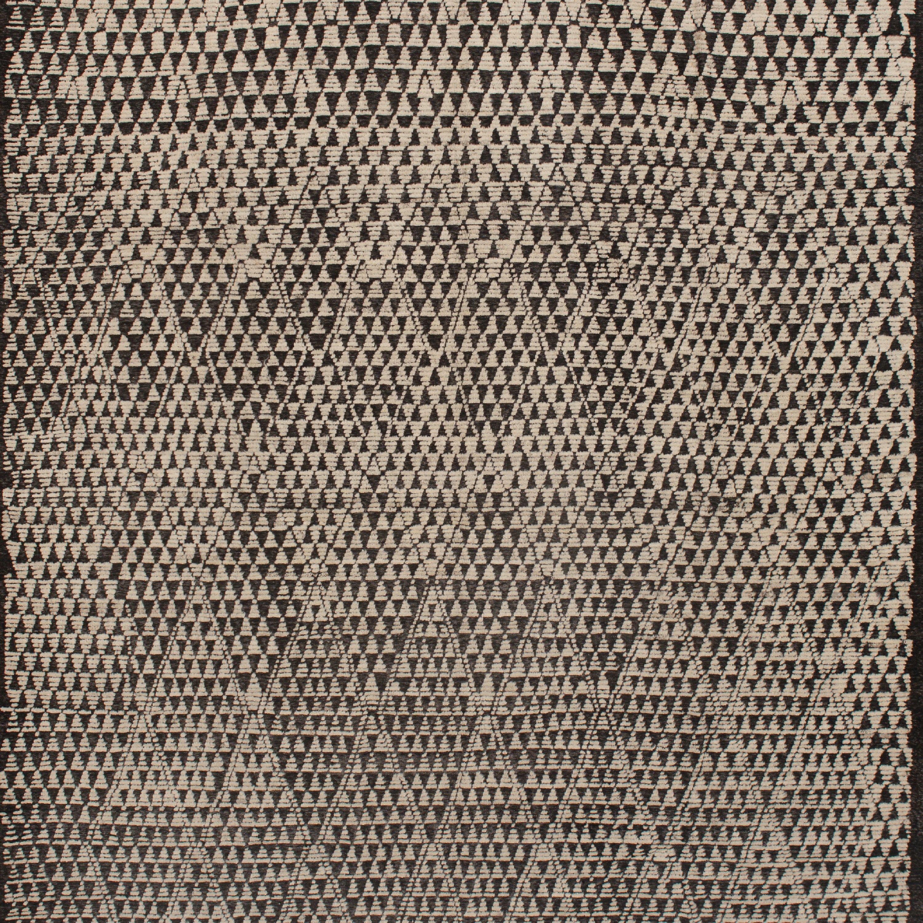 Zameen Patterned Modern Wool Rug - 10'6" x 15'5" Default Title