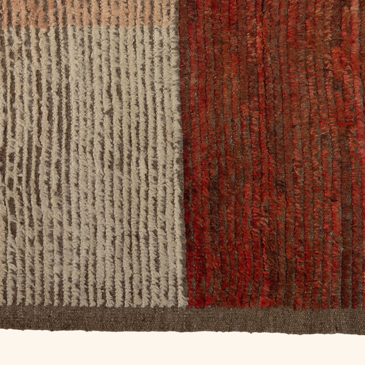 Zameen Patterned Modern Wool Rug - 15' x 20'1" Default Title