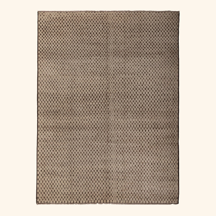 Zameen Patterned Modern Wool Rug - 6'5" x 8'8" Default Title