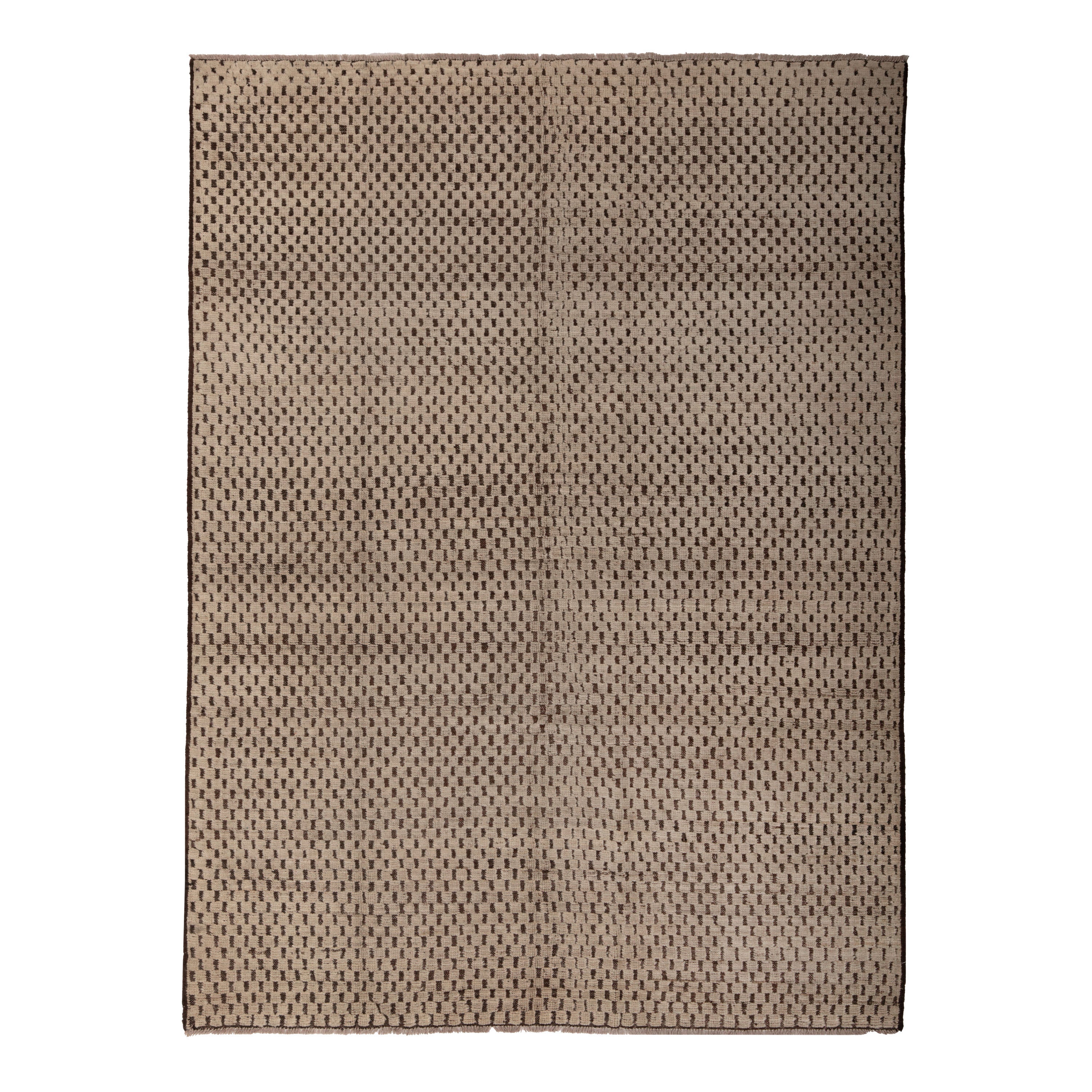 Zameen Patterned Modern Wool Rug - 6'5" x 8'8" Default Title