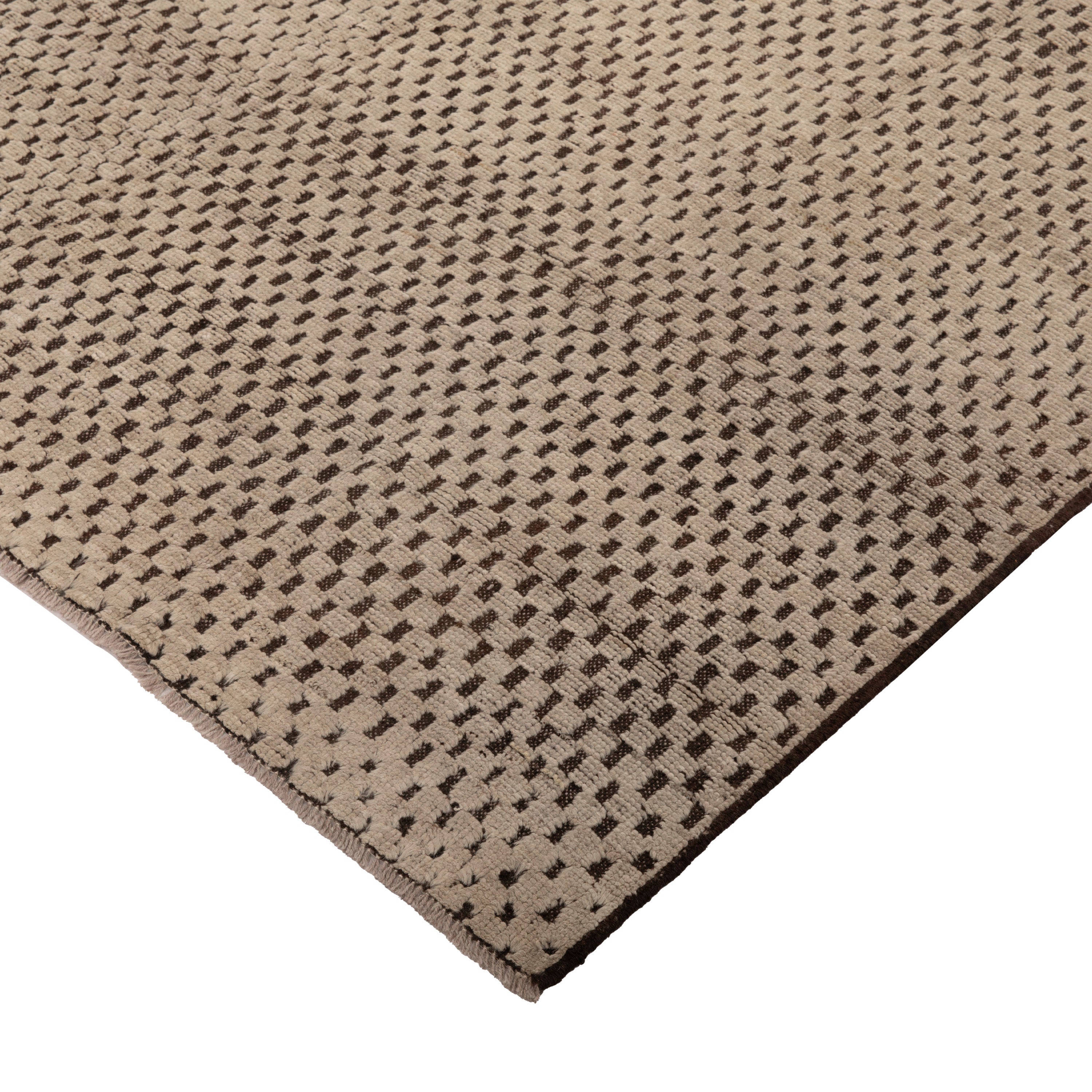 Zameen Patterned Modern Wool Rug - 6'5" x 8'8" Default Title