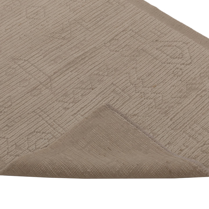 Zameen Patterned Modern Wool Rug - 3' x 12'8"