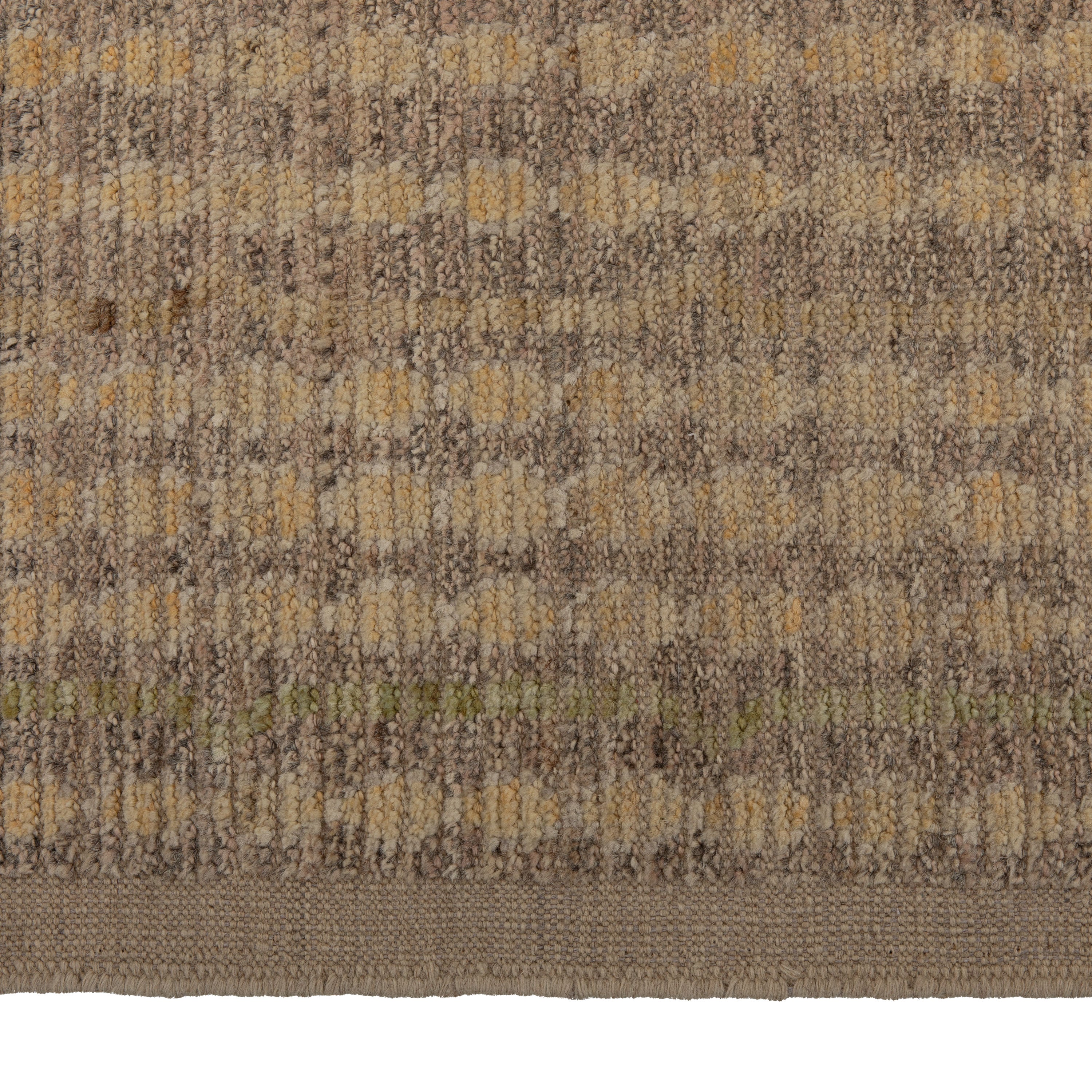 Zameen Patterned Modern Wool Rug - 3'4" x 13'3" Default Title