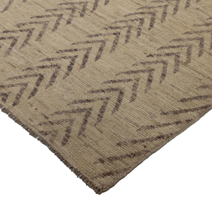 Zameen Patterned Modern Wool Rug - 3'2" x 9'9" Default Title
