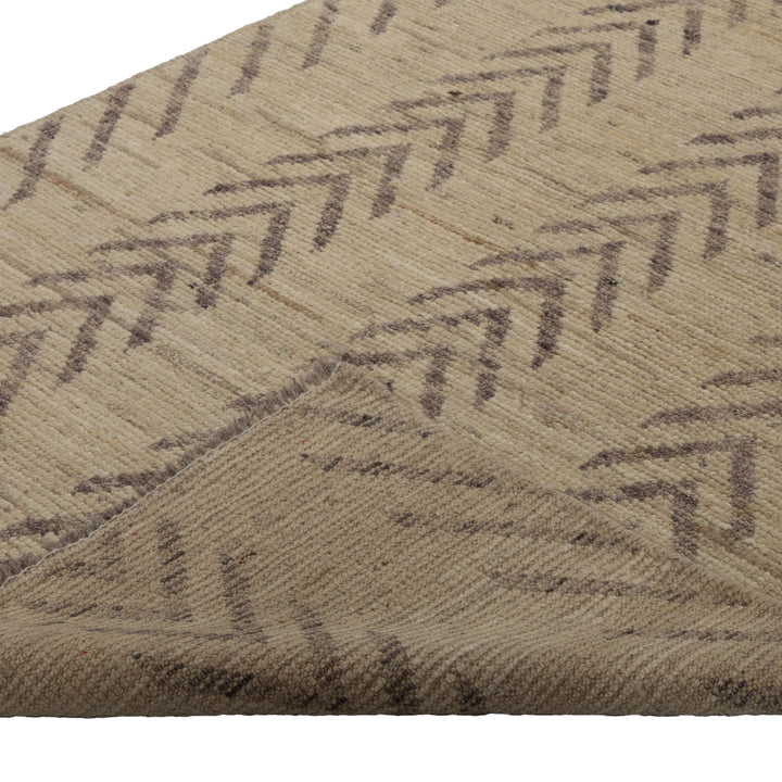 Zameen Patterned Modern Wool Rug - 3'2" x 9'9" Default Title