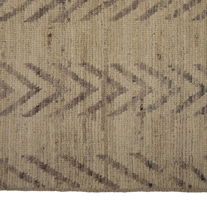 Zameen Patterned Modern Wool Rug - 3'2" x 9'9" Default Title