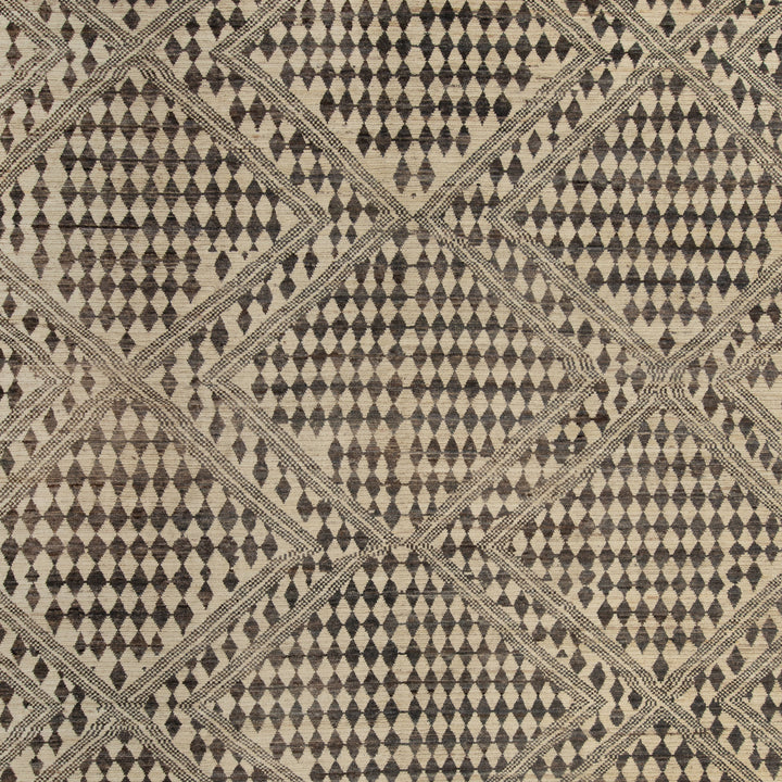 Zameen Patterned Modern Wool Rug - 13'10" x 16'3" Default Title