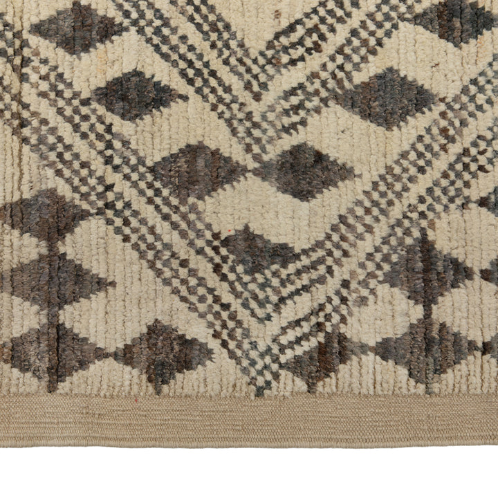 Zameen Patterned Modern Wool Rug - 13'10" x 16'3" Default Title