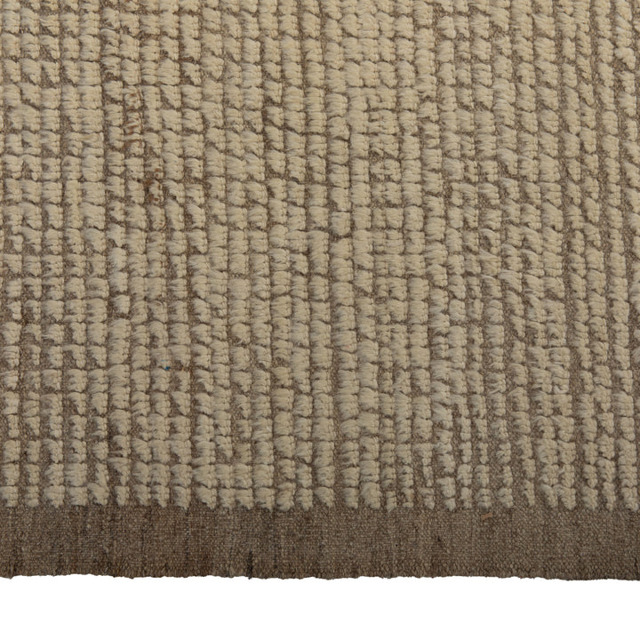 Zameen Patterned Modern Wool Rug - 3'5" x 9'8" Default Title