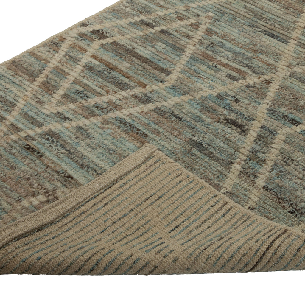 Zameen Patterned Modern Wool Rug - 3' x 13'5" Default Title