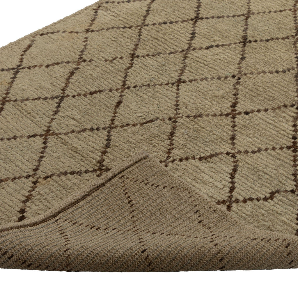 Zameen Patterned Modern Wool Rug - 3'4" x 9'10" Default Title