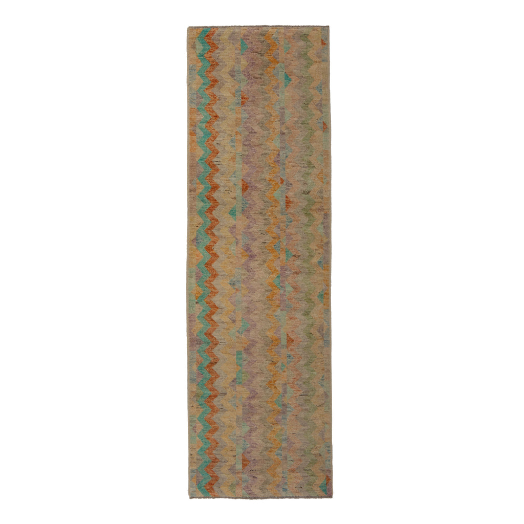 Zameen Patterned Modern Wool Rug - 2'11" x 9'9" Default Title