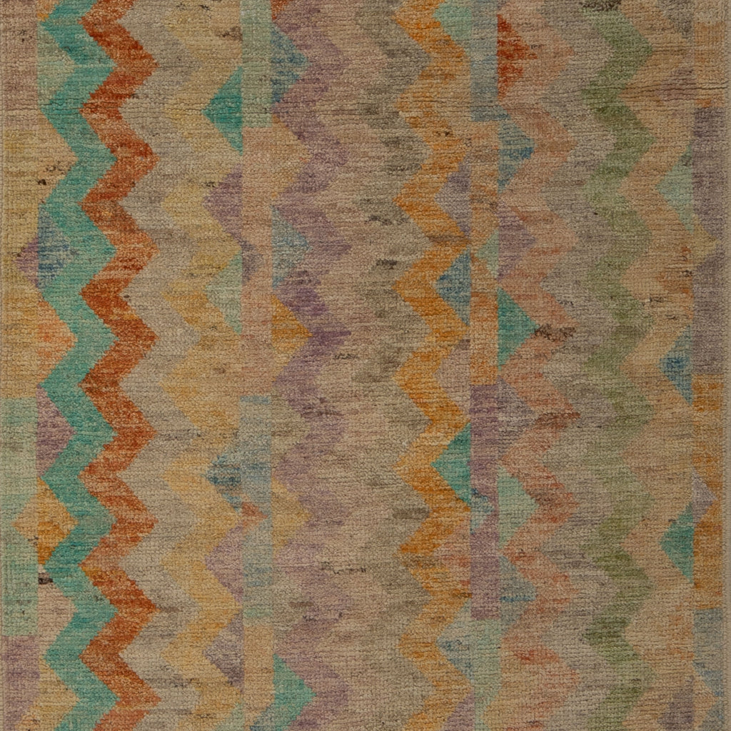 Zameen Patterned Modern Wool Rug - 2'11" x 9'9" Default Title