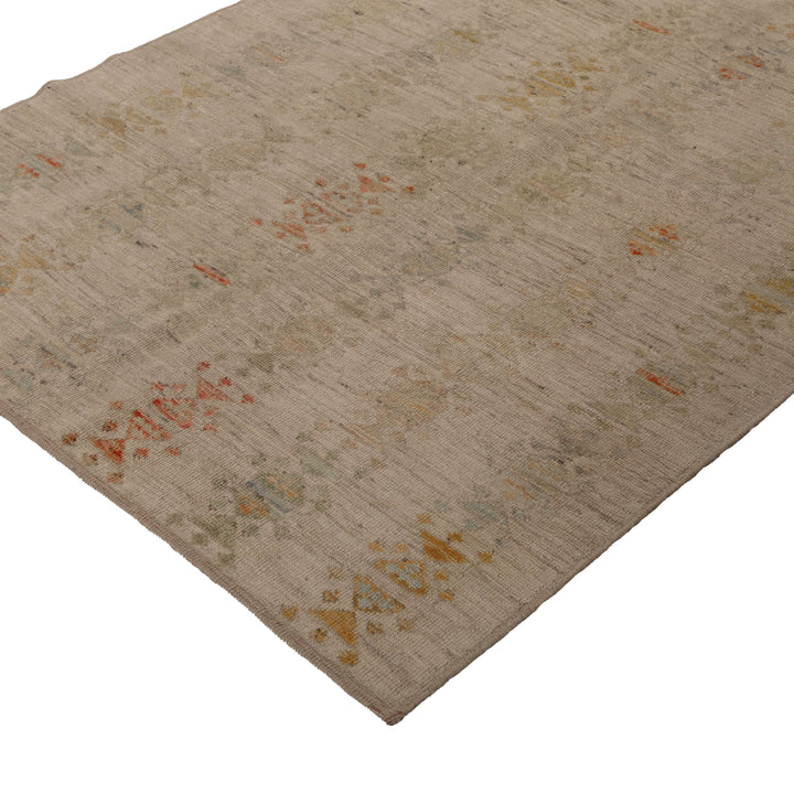 Zameen Patterned Modern Wool Rug - 4'6" x 6'5" Default Title