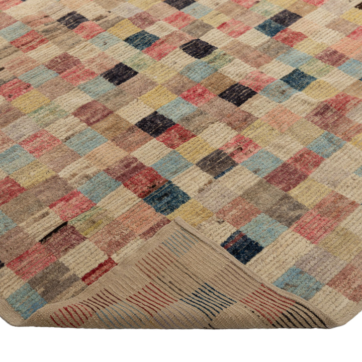 Zameen Patterned Modern Wool Rug - 14'4" x 14'8" Default Title
