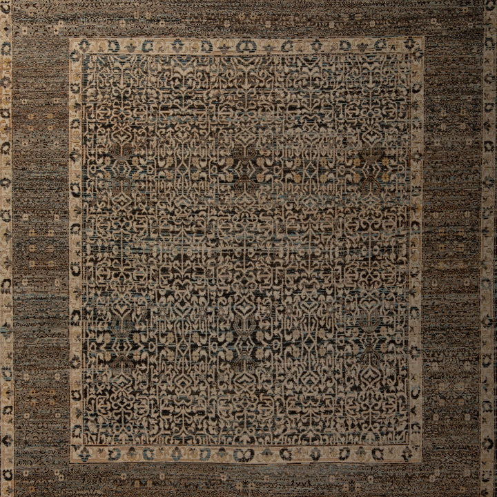Zameen Patterned Modern Wool Rug - 8'7" x 10'4" Default Title