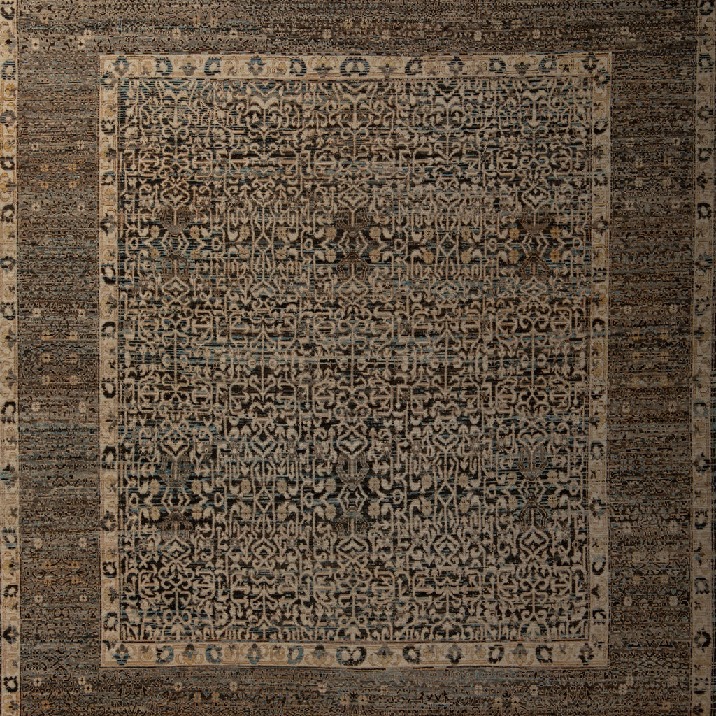 Zameen Patterned Modern Wool Rug - 8'7" x 10'4" Default Title