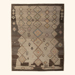 Zameen Patterned Modern Wool Rug - 5'1" x 6'5" Default Title