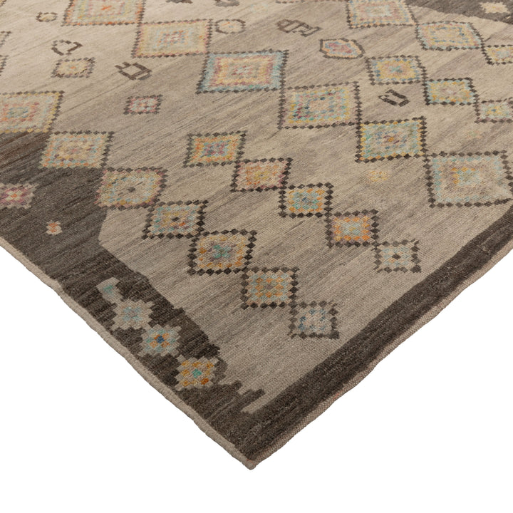 Zameen Patterned Modern Wool Rug - 5'1" x 6'5" Default Title