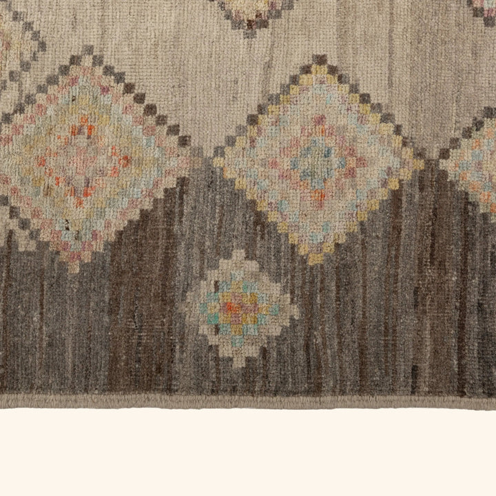 Zameen Patterned Modern Wool Rug - 5'1" x 6'5" Default Title