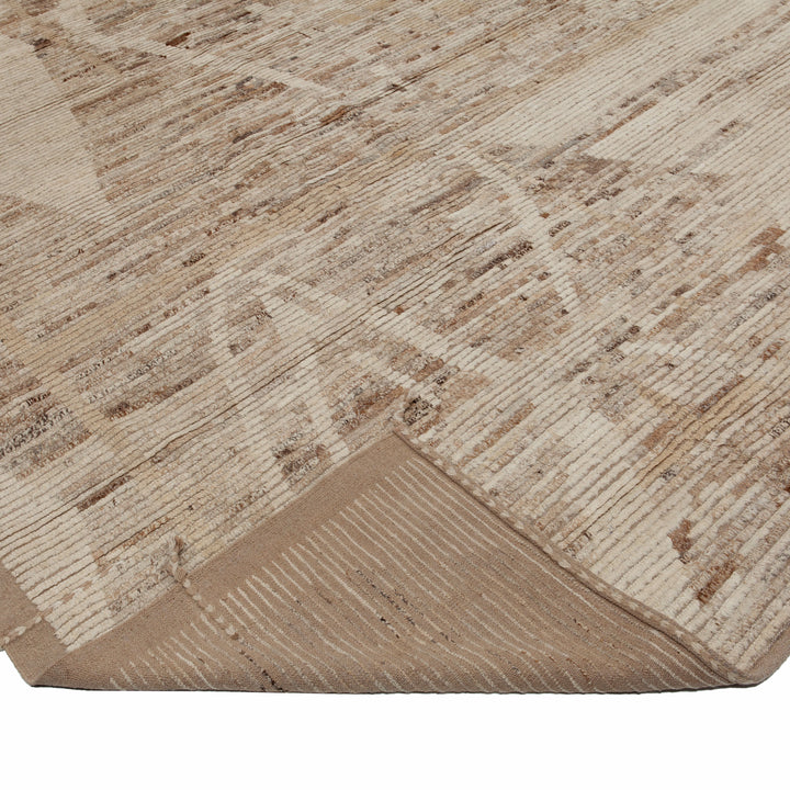 Zameen Patterned Modern Wool Rug - 13'9" x 16'6" Default Title