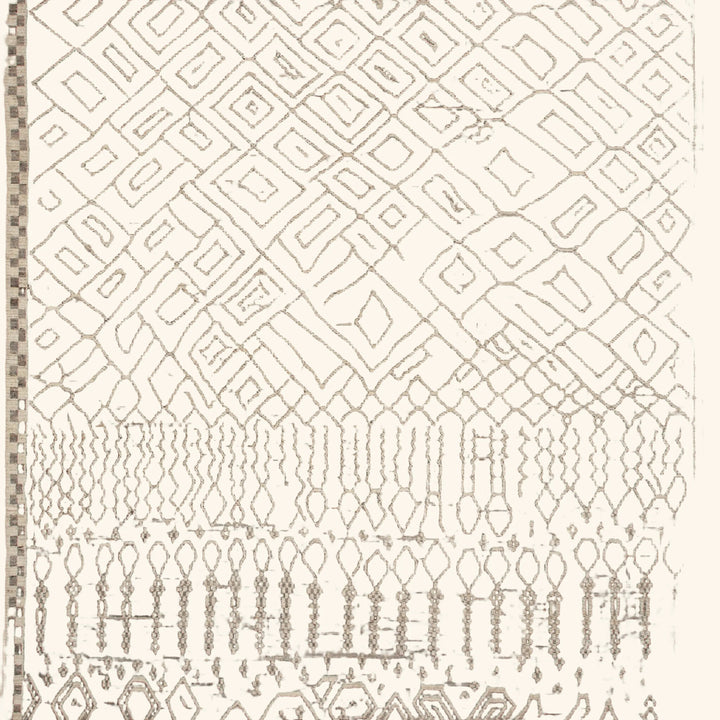 Zameen Patterned Modern Wool Rug - 13'5" x 16'8" Default Title