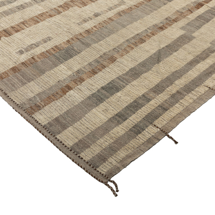 Zameen Patterned Modern Wool Rug - 12'8" x 15' Default Title