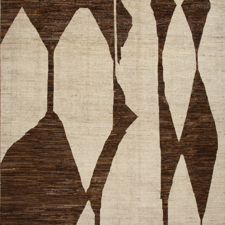 Zameen Patterned Modern Wool Rug - 13'10 x 15'10" Default Title