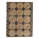 Zameen Patterned Modern Wool Rug - 4'4" x 5'9" Default Title