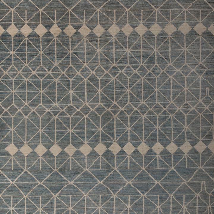 Zameen Patterned Modern Wool Rug - 9'11" x 14'7" Default Title