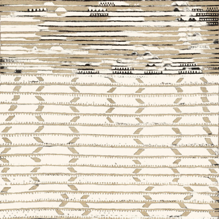 Zameen Patterned Modern Wool Rug - 6'1" x 9'3" Default Title