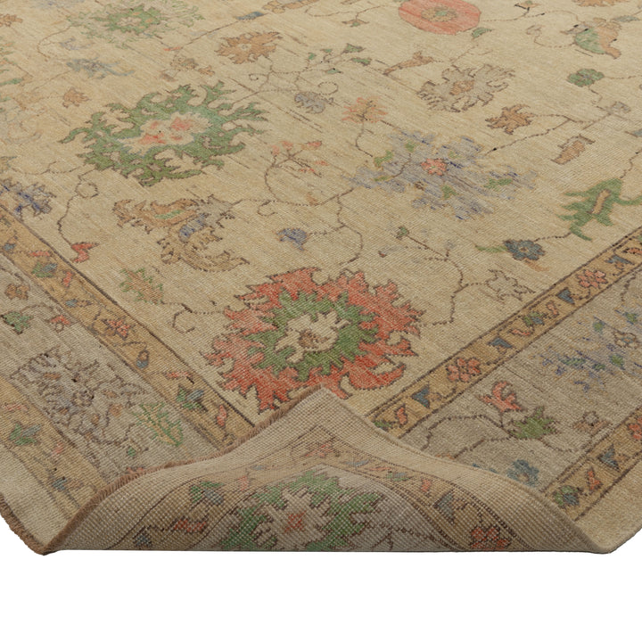 Zameen Patterned Modern Wool Rug - 9'3" x 12' Default Title