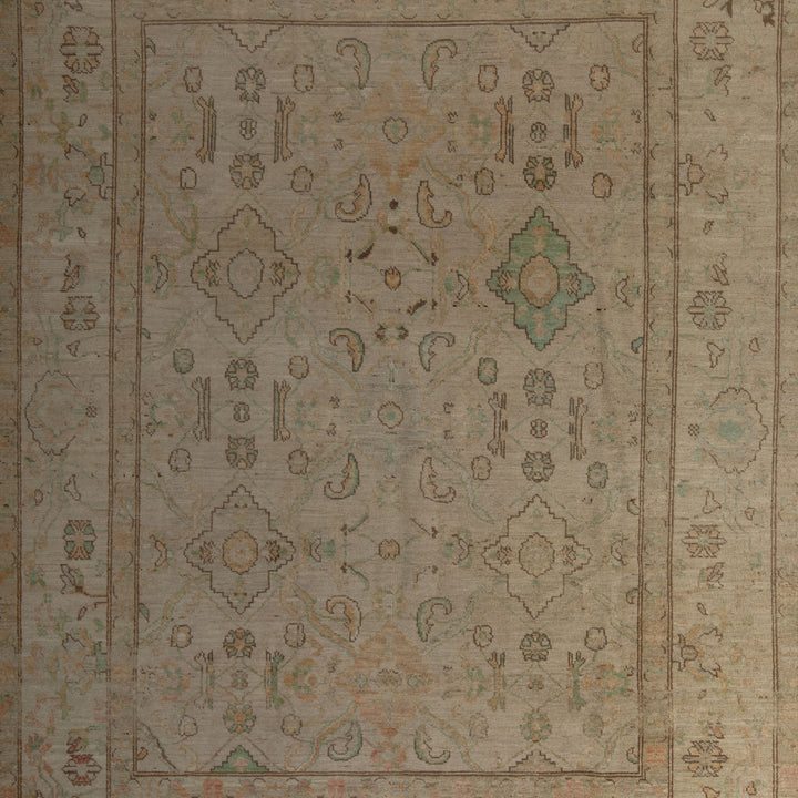 Zameen Patterned Modern Wool Rug - 8'11" x 11'3" Default Title