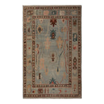 Zameen Patterned Modern Wool Rug - 5'4" x 7'10" Default Title
