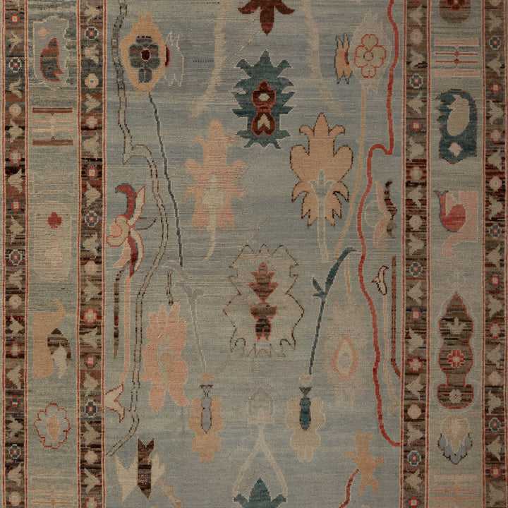 Zameen Patterned Modern Wool Rug - 5'4" x 7'10" Default Title