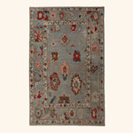 Zameen Patterned Modern Wool Rug - 5'4" x 8'1" Default Title