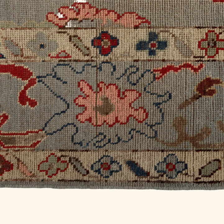 Zameen Patterned Modern Wool Rug - 5'4" x 8'1" Default Title