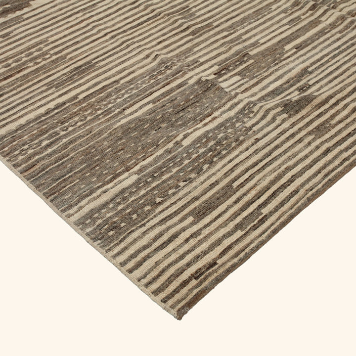 Zameen Patterned Modern Wool Rug - 10' x 13'7" Default Title