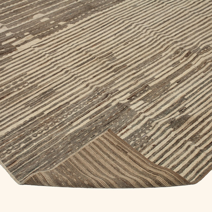 Zameen Patterned Modern Wool Rug - 10' x 13'7" Default Title