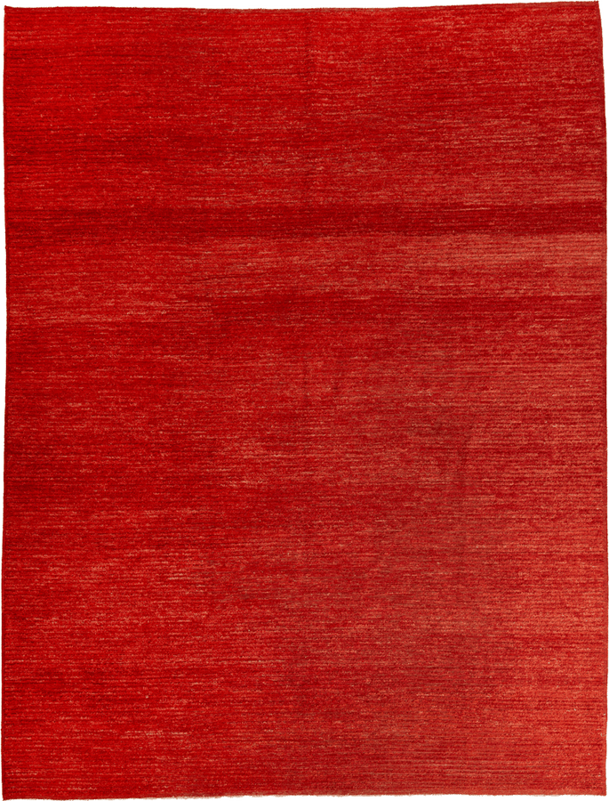 Zameen Patterned Modern Wool Rug - 9'1