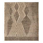 Zameen Patterned Modern Wool Rug - 8'10" x 9'7" Default Title
