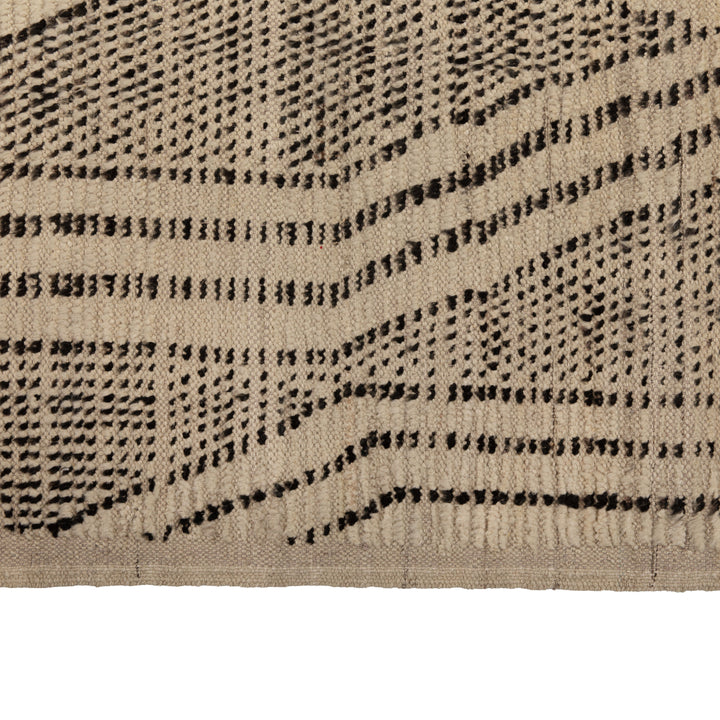 Zameen Patterned Modern Wool Rug - 8'10" x 9'7" Default Title