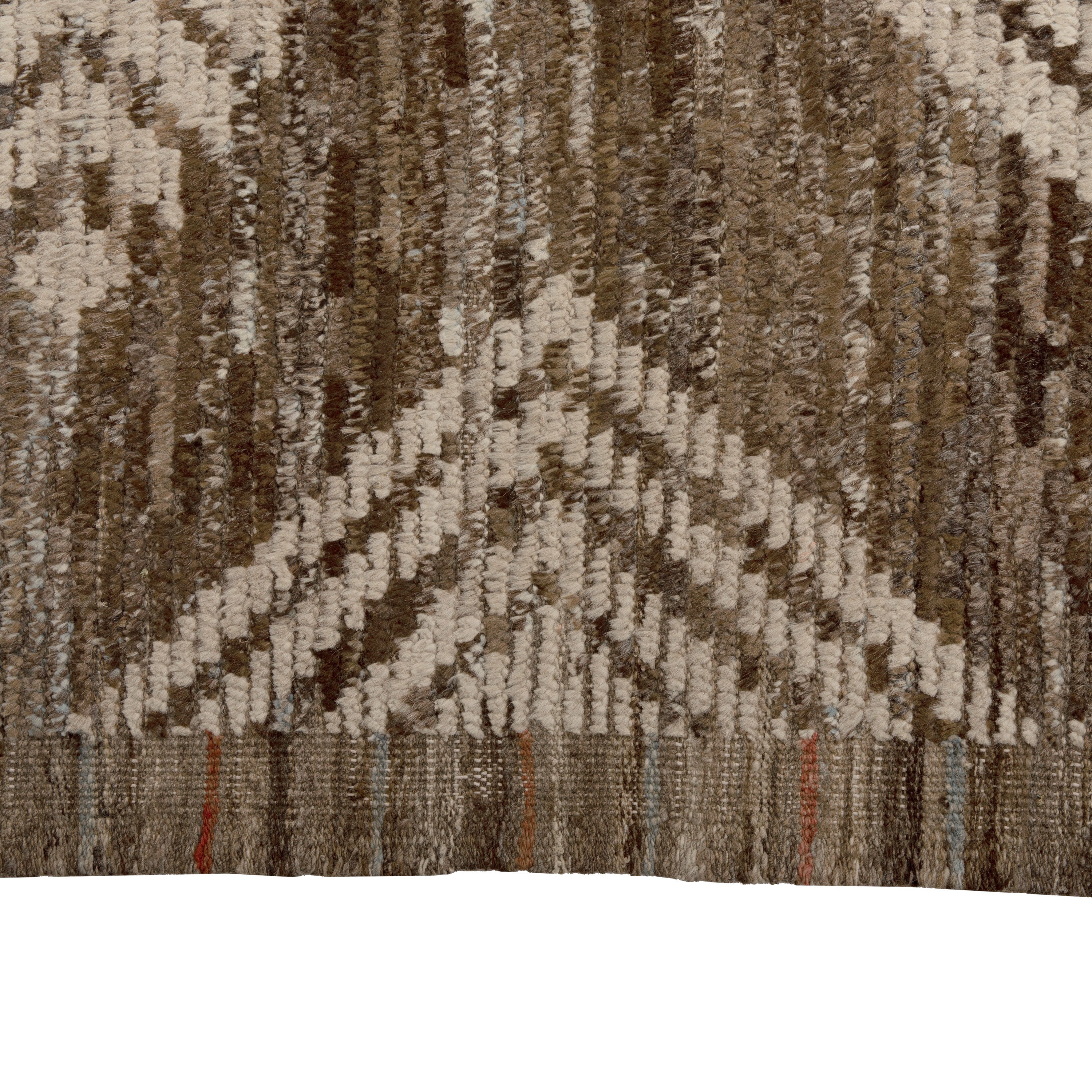 Zameen Patterned Modern Wool Rug - 10' x 14' Default Title