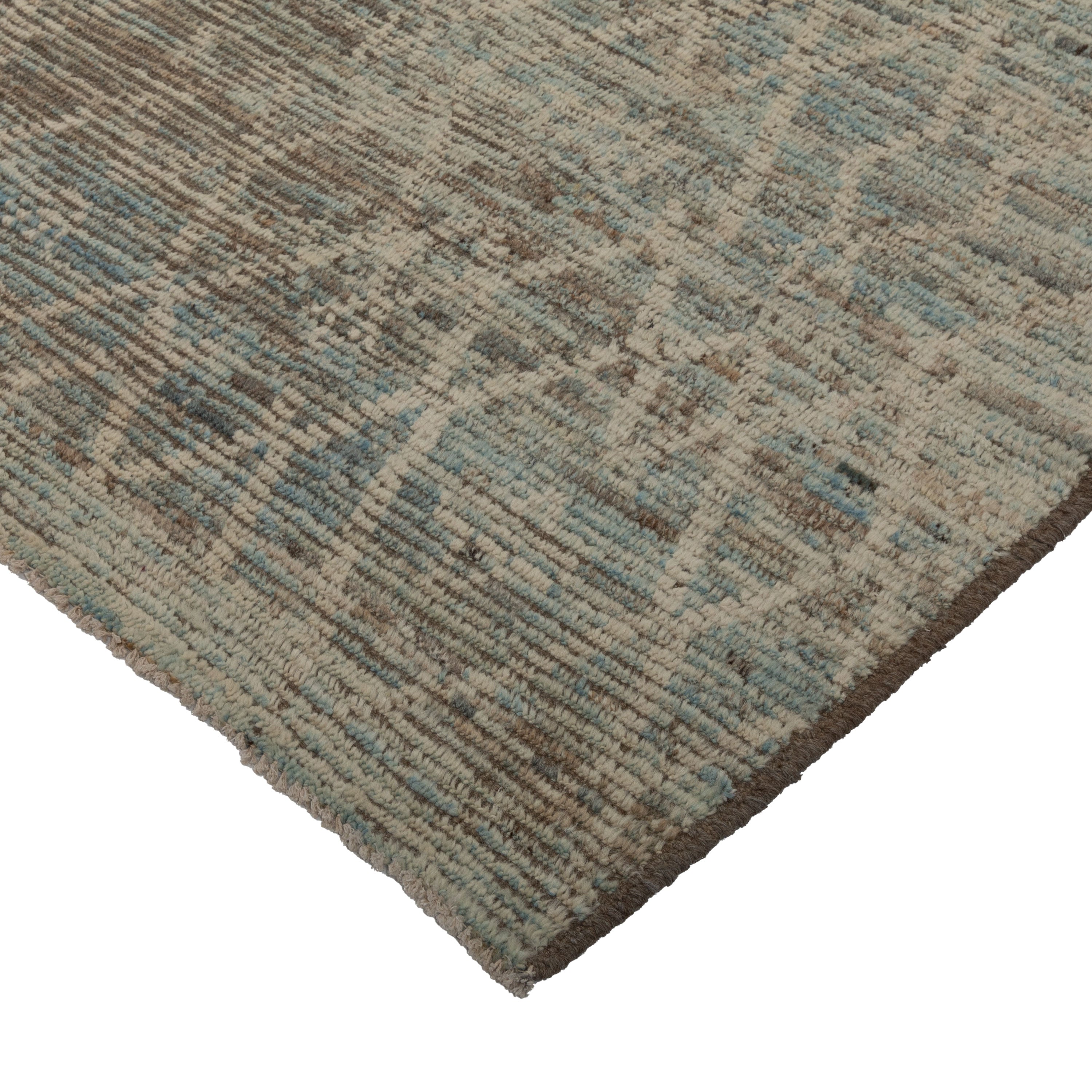 Zameen Patterned Modern Wool Rug - 3'4" x 12'8" Default Title