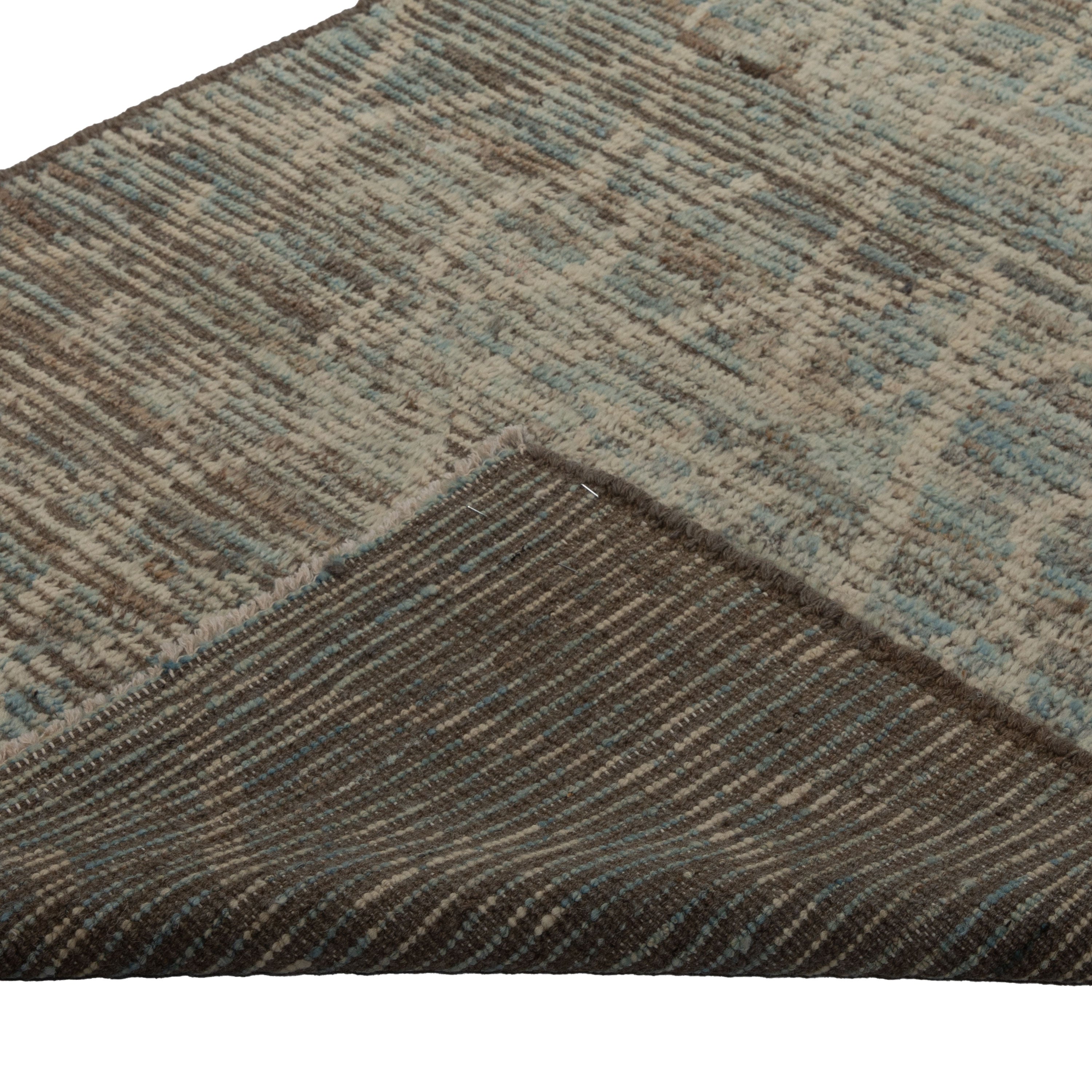 Zameen Patterned Modern Wool Rug - 3'4" x 12'8" Default Title