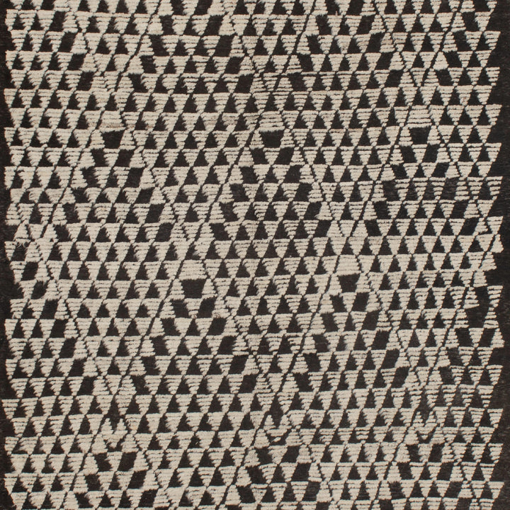 Zameen Patterned Modern Wool Rug - 6'7" x 9'9" Default Title