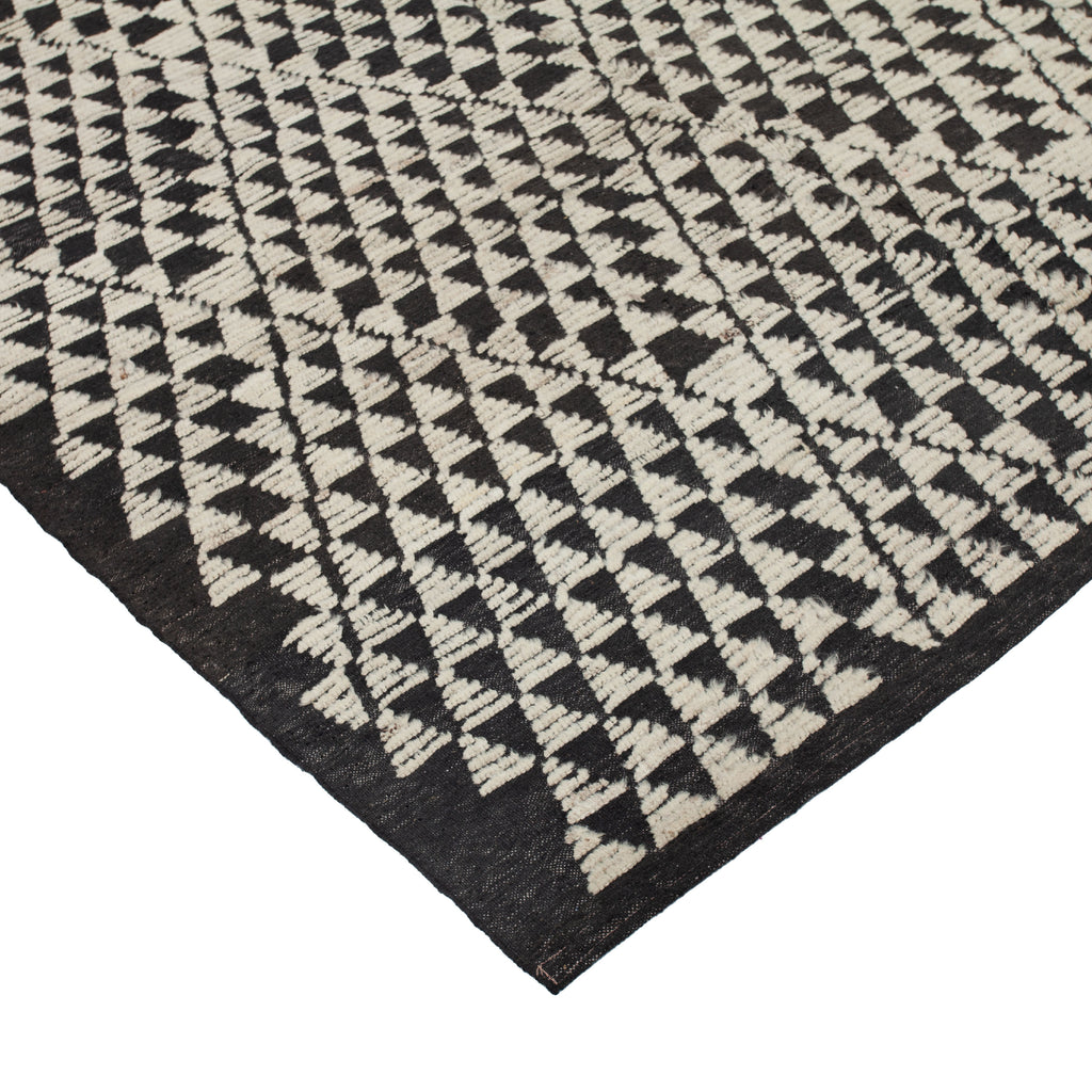 Zameen Patterned Modern Wool Rug - 6'7" x 9'9" Default Title