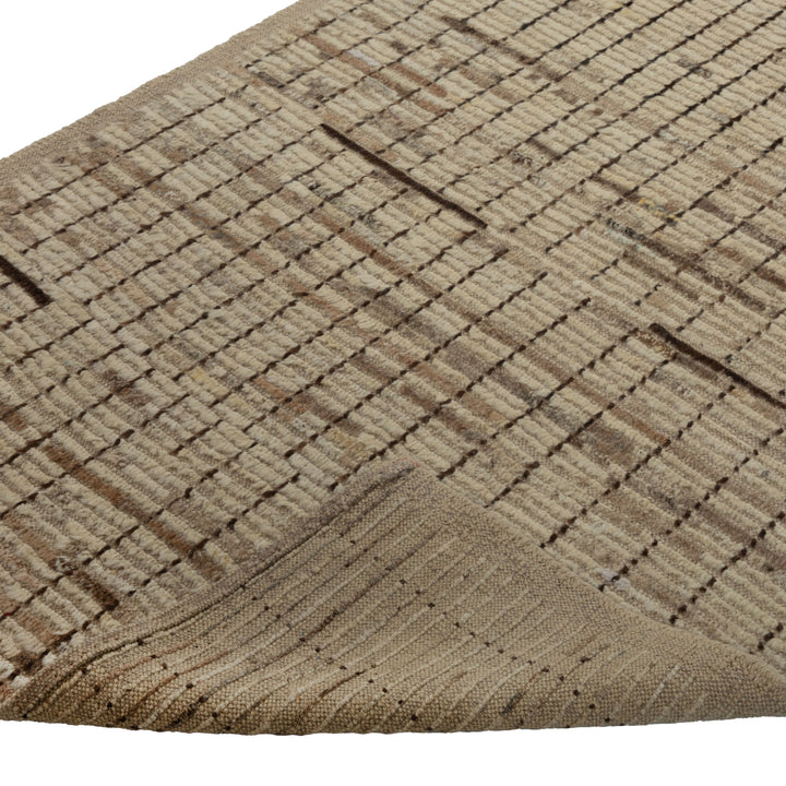 Zameen Patterned Modern Wool Rug - 3'7" x 11'10" Default Title