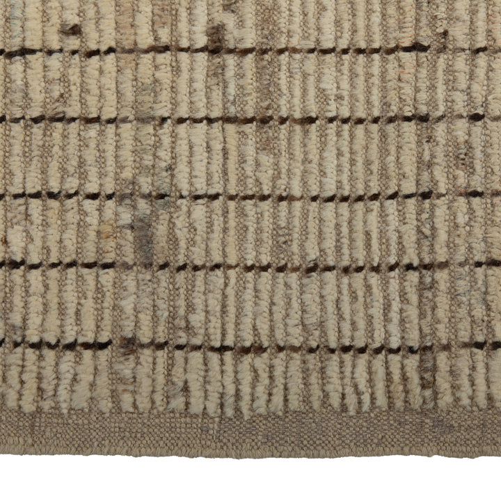 Zameen Patterned Modern Wool Rug - 3'7" x 11'10" Default Title