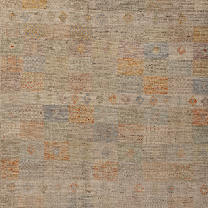 Zameen Patterned Modern Wool Rug - 5'3" x 6'6" Default Title